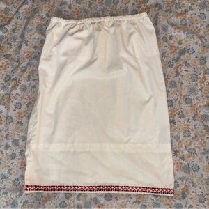 Vintage cotton slip skirt